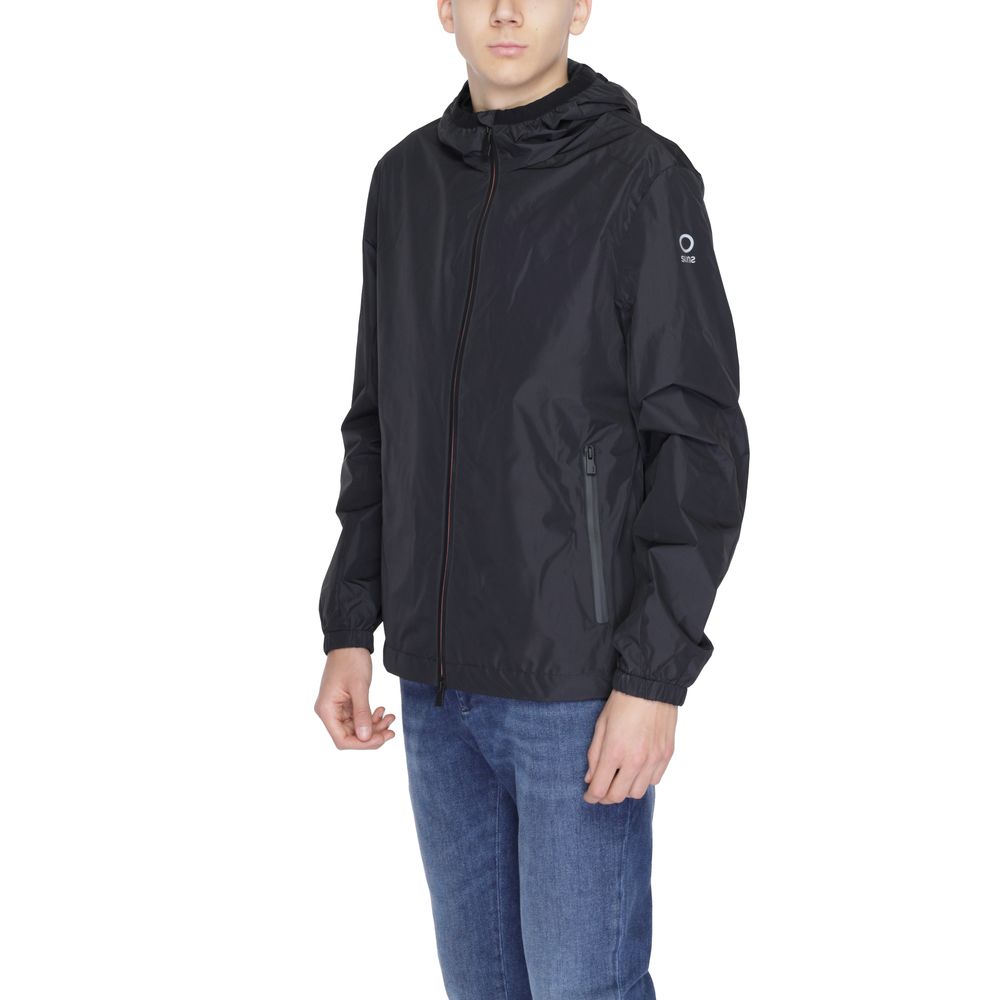 Suns Black Polyester Shell Jacket
