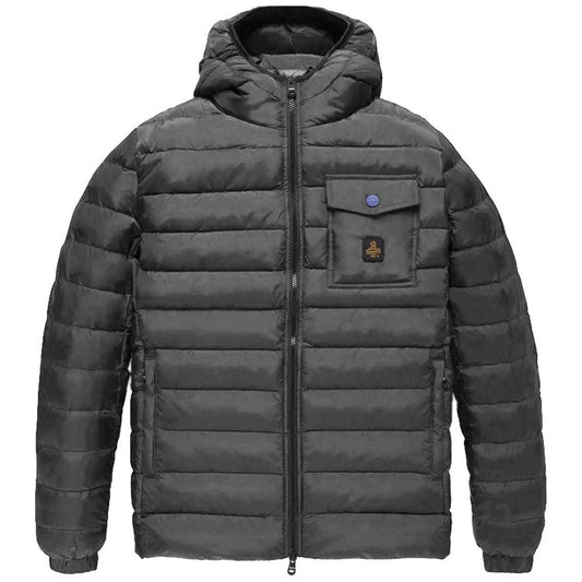 Refrigiwear Gray Nylon Men's Jacket Refrigiwear Dark Slate Gray