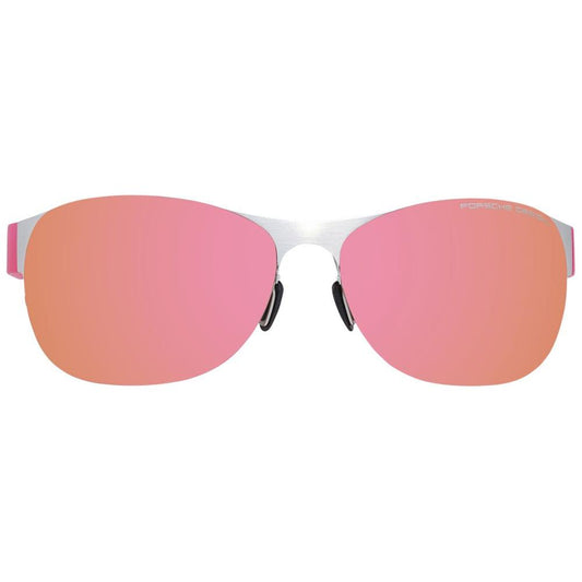 Porsche Design Silver Women Sunglasses Porsche Design Dark Salmon