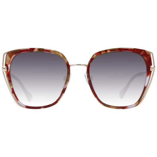 Ana Hickmann Red Women Sunglasses Ana Hickmann Dark Gray