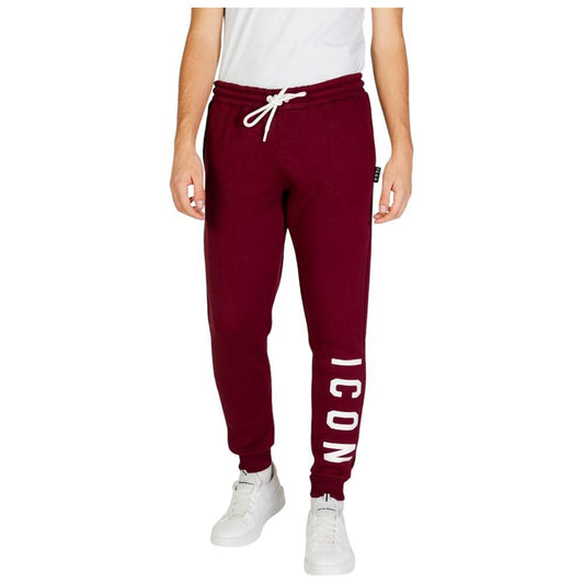 Icon Bordeaux Cotton Jeans & Pant Icon Dark Red
