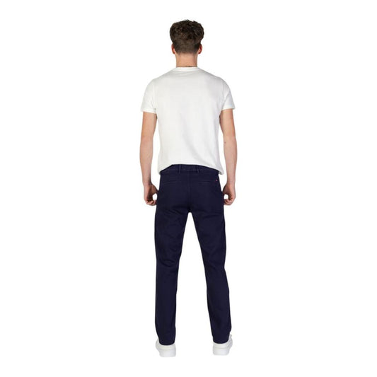 Hugo Boss Blue Cotton Jeans & Pant Hugo Boss Light Gray