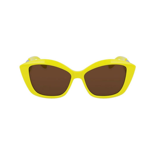 Karl Lagerfeld Yellow Injected Sunglasses Karl Lagerfeld Saddle Brown