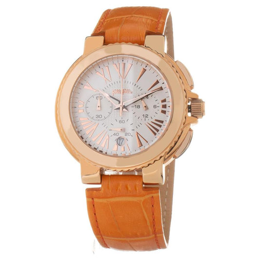 Folli Follie Orange Leather Watch Folli Follie Gray