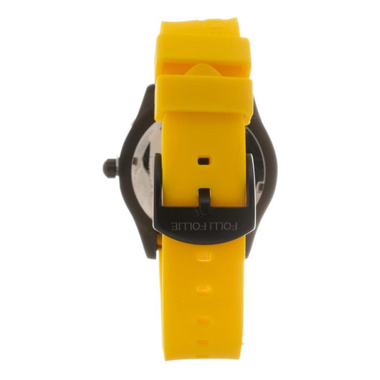 Folli Follie Yellow Silicone Watch Folli Follie Goldenrod