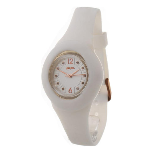 Folli Follie White Synthetic Bracelet Watch