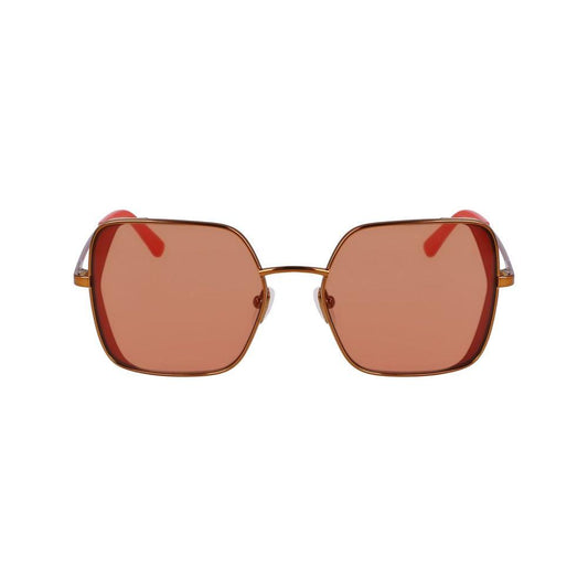 Karl Lagerfeld Orange Metal Sunglasses Karl Lagerfeld Rosy Brown