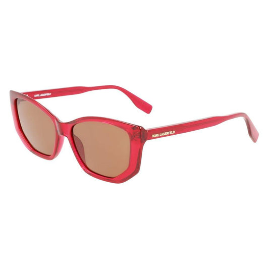 Karl Lagerfeld Red Injected Sunglasses Karl Lagerfeld Rosy Brown