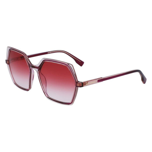 Karl Lagerfeld Red Injected Sunglasses Karl Lagerfeld Maroon