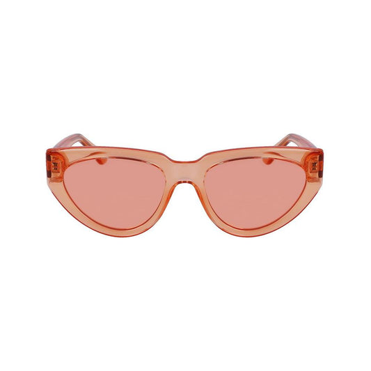 Karl Lagerfeld Orange Injected Sunglasses Karl Lagerfeld Dark Salmon