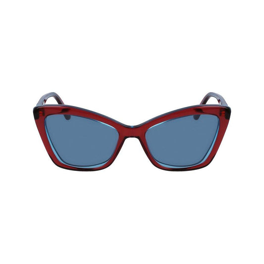 Karl Lagerfeld Red Acetate Sunglasses Karl Lagerfeld Slate Gray