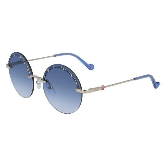 Liu Jo Gold Metal Sunglasses Liu Jo Light Slate Gray