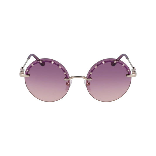 Liu Jo Gold Metal Sunglasses Liu Jo Rosy Brown
