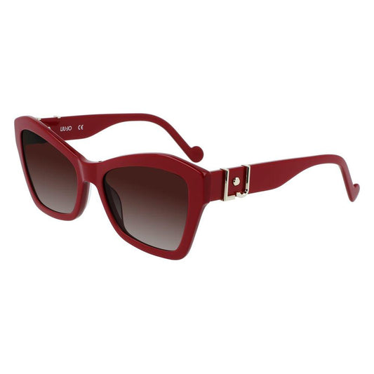 Liu Jo Red Acetate Sunglasses Liu Jo Saddle Brown