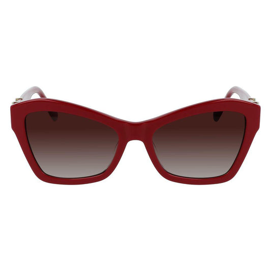 Liu Jo Red Acetate Sunglasses Liu Jo Saddle Brown