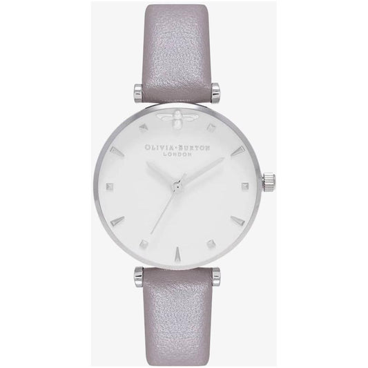 Olivia Burton Gray Synthetic Leather Watch Olivia Burton Lavender