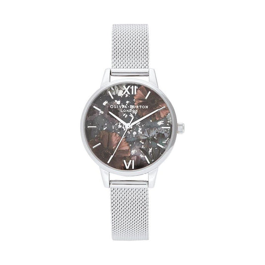 Olivia Burton Silver Steel Watch Olivia Burton Light Gray