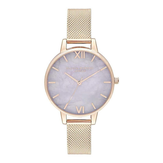 Olivia Burton Gold Steel Watch Olivia Burton Light Gray