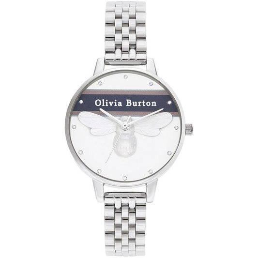 Olivia Burton Silver Steel Watch Olivia Burton Lavender