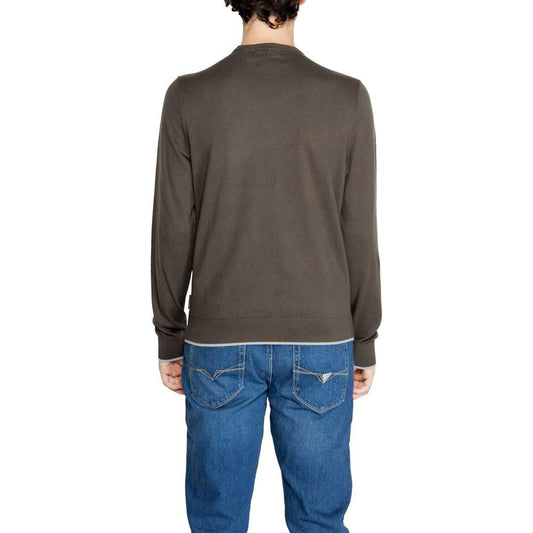 Armani Exchange Green Cotton T-Shirt Armani Exchange Dark Slate Gray