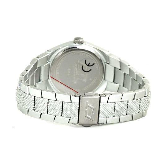 Chronotech Silver Steel Watch Chronotech Light Gray