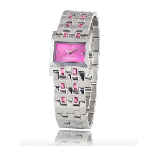 Chronotech Silver Stainless Steel Watch Chronotech Gray