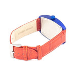 Chronotech Red Leather Watch