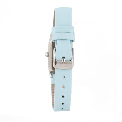Chronotech Blue Leather Dress Watch