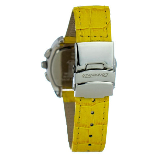 Chronotech Yellow Leather Watch Chronotech Dark Goldenrod