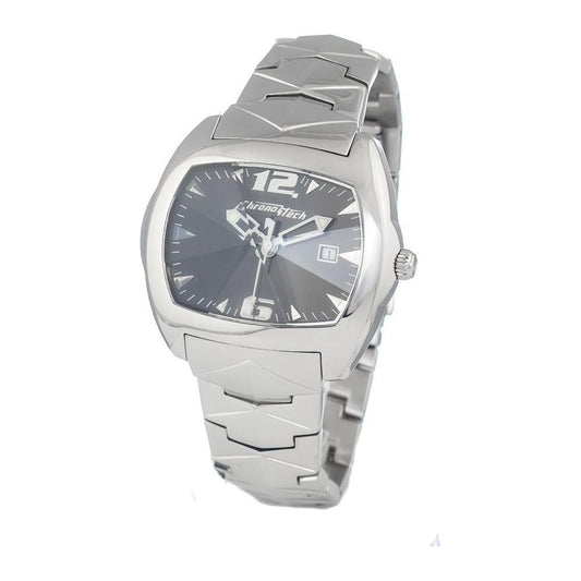 Chronotech Silver Stainless Steel Dress Watch