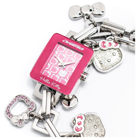 Chronotech Silver Stainless Steel Watch Chronotech Misty Rose