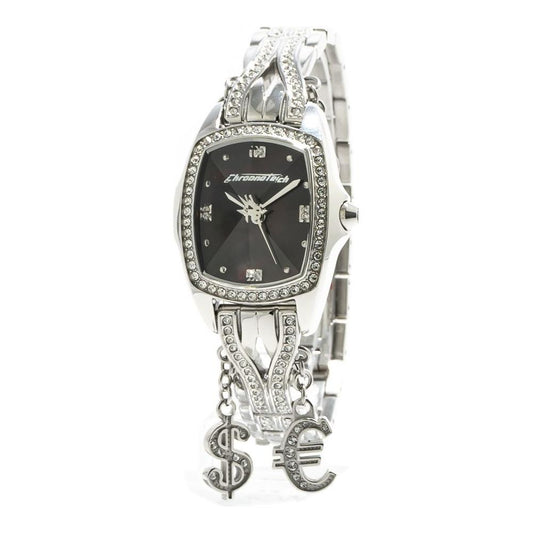 Chronotech Silver Steel Watch Chronotech Light Gray