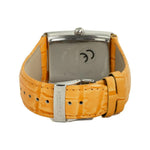Chronotech Orange Leather Watch