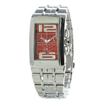 Chronotech Silver Stainless Steel Watch