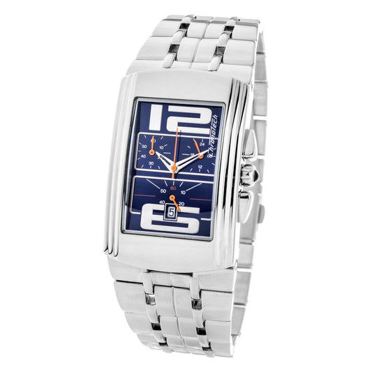 Chronotech Silver Steel Watch Chronotech Light Gray