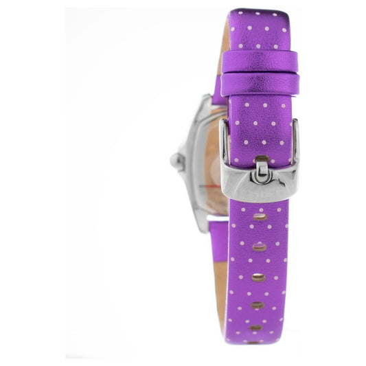 Chronotech Purple Leather Watch Chronotech Medium Orchid