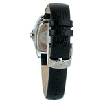 Chronotech Black Leather Watch