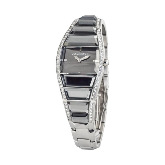 Chronotech Silver Stainless Steel Watch Chronotech Dark Gray