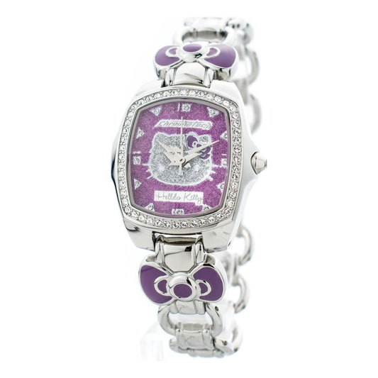 Chronotech Silver Stainless Steel Watch Chronotech Light Gray