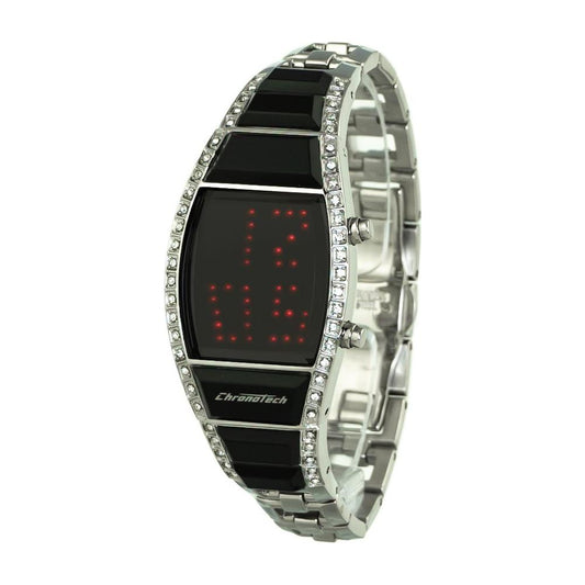 Chronotech Silver Steel Watch Chronotech Light Gray