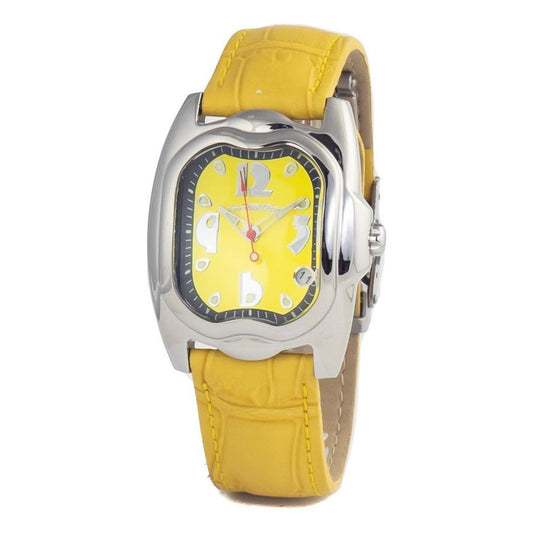 Chronotech Yellow Leather Watch Chronotech Dark Khaki