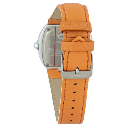 Chronotech Orange Leather Watch Chronotech Dark Salmon