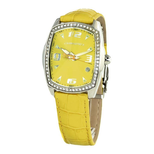 Chronotech Yellow Leather Watch Chronotech Dark Khaki