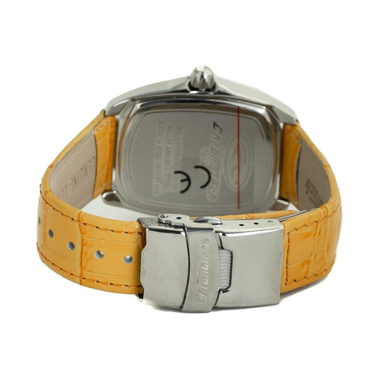 Chronotech Orange Leather Watch Chronotech Rosy Brown