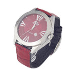 Chronotech Black Leather Watch