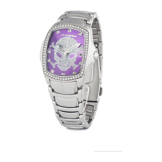 Chronotech Silver Stainless Steel Watch Chronotech Gray