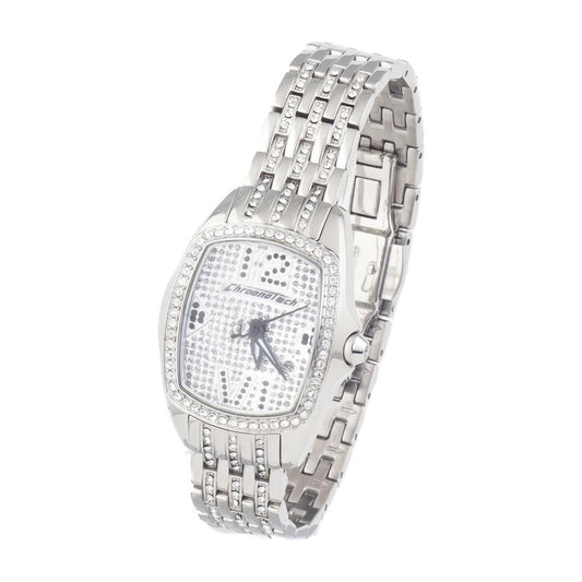 Chronotech Silver Stainless Steel Watch Chronotech Light Gray