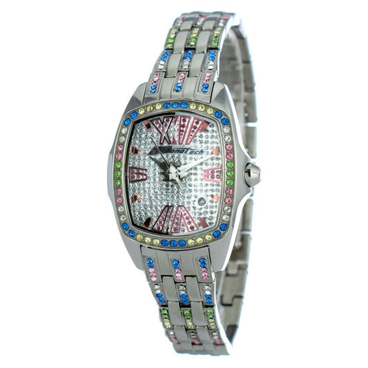 Chronotech Silver Steel Watch Chronotech Light Slate Gray