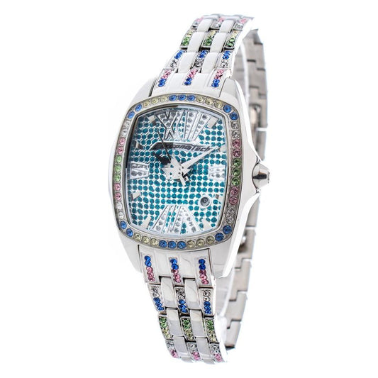 Chronotech Silver Stainless Steel Watch Chronotech Light Gray