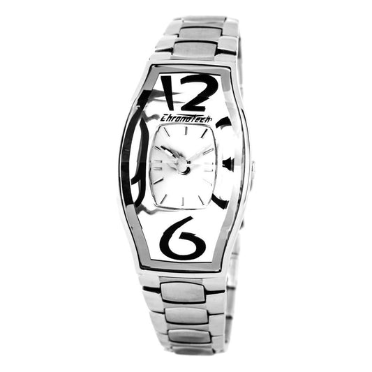Chronotech Silver Steel Watch Chronotech Light Gray